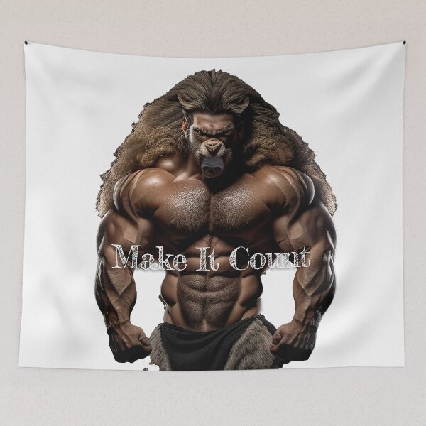 Item preview, Make It CountDesignBodybuilding Fitness Gym Workout Exercise Merch Print Design designed and sold by tengamerx.