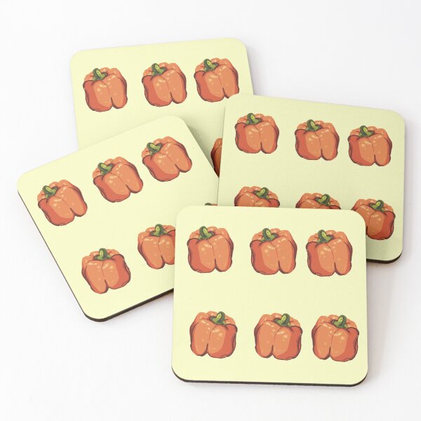Item preview, Orange Bell Pepper Sticker Set designed and sold by Fransyn.