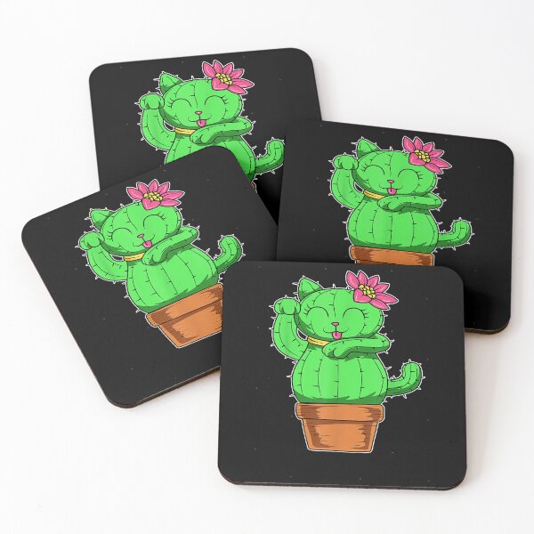 Item preview, Cactus Cat Gardener Garden Cactacea Plante Succulente Cactus designed and sold by BobaAndBearSvg.