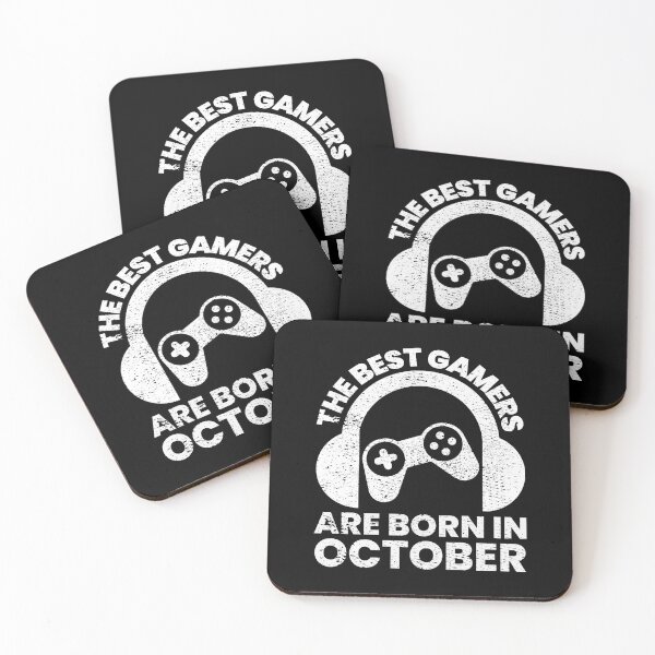 Item preview, The Best Gamers Are Born In October Gamer Birthday idea designed and sold by FNStuff.