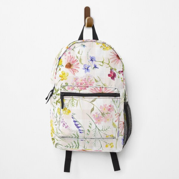 Item preview, Soft Watercolor Summer Garden Gingham designed and sold by UtArt.