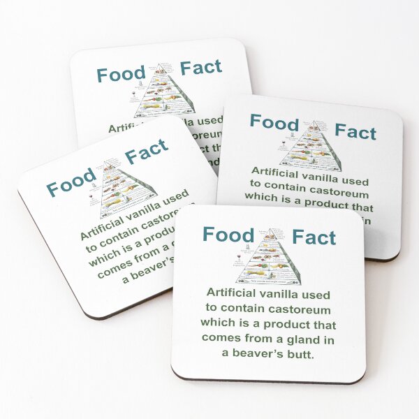 Item preview, Artificial Vanilla Used To Contain Castoreum  - Food Fact designed and sold by CrankyOldDude.