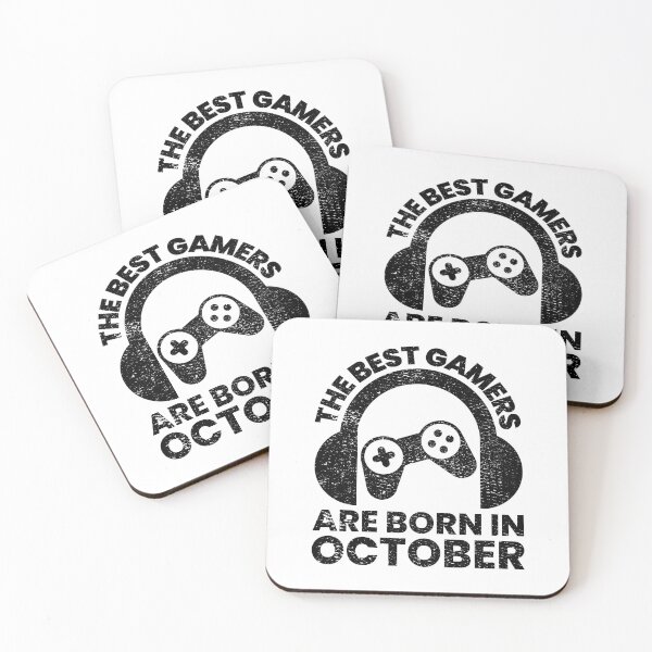 Item preview, The Best Gamers Are Born In October Gamer Birthday idea designed and sold by FNStuff.