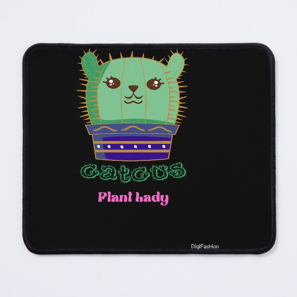 Item preview, Catcus Plant Lady designed and sold by BobaAndBearSvg.