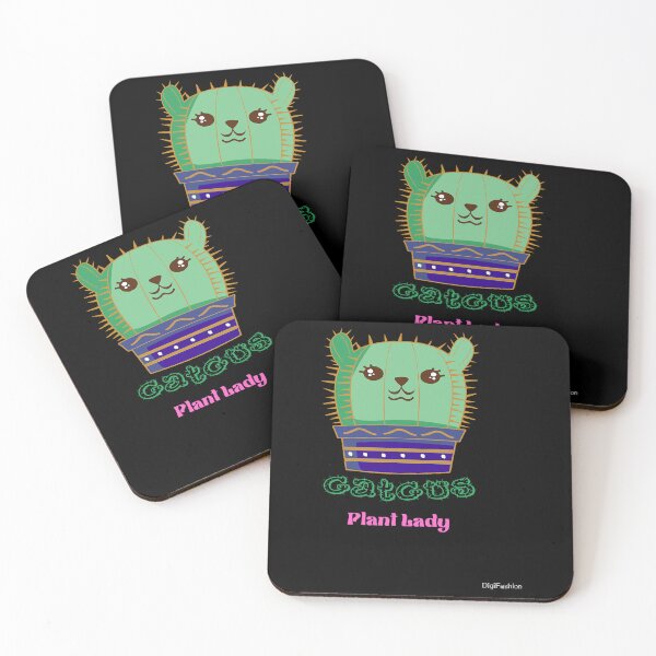 Item preview, Catcus Plant Lady designed and sold by BobaAndBearSvg.