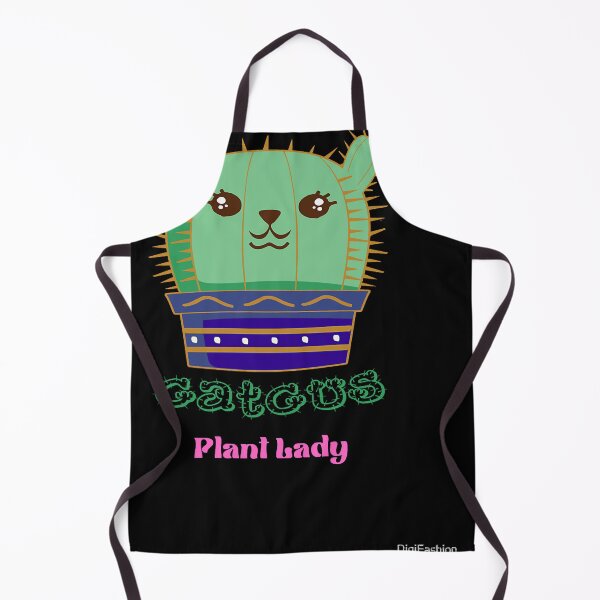 Item preview, Catcus Plant Lady designed and sold by BobaAndBearSvg.