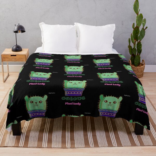 Item preview, Catcus Plant Lady designed and sold by BobaAndBearSvg.