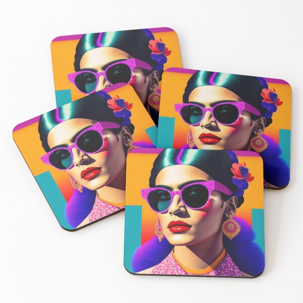 Item preview, Girl in Sunglasses Colourful and Modern designed and sold by KALEIDOSCOPE UK.