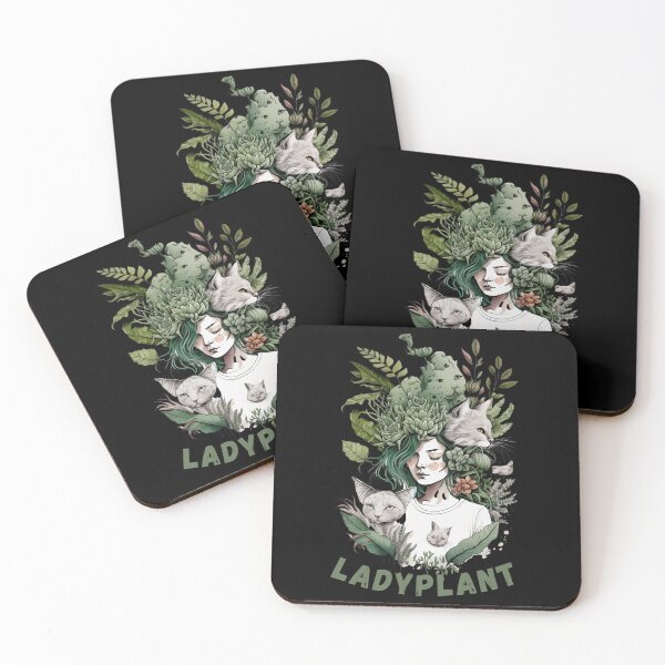 Item preview, Catcus Plant Lady designed and sold by BobaAndBearSvg.