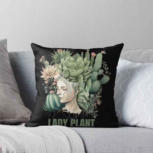 Item preview, Catcus Plant Lady designed and sold by BobaAndBearSvg.