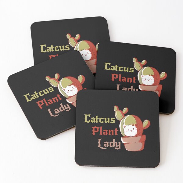 Item preview, Catcus Plant Lady - Cactus Cat Plant Garden Hipster Kitty designed and sold by BobaAndBearSvg.
