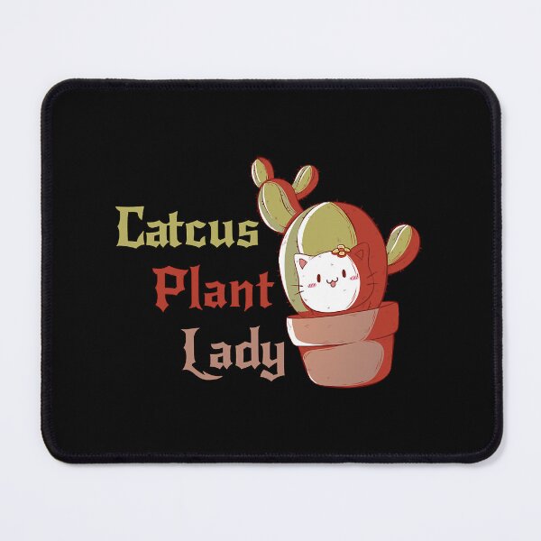 Item preview, Catcus Plant Lady - Cactus Cat Plant Garden Hipster Kitty designed and sold by BobaAndBearSvg.
