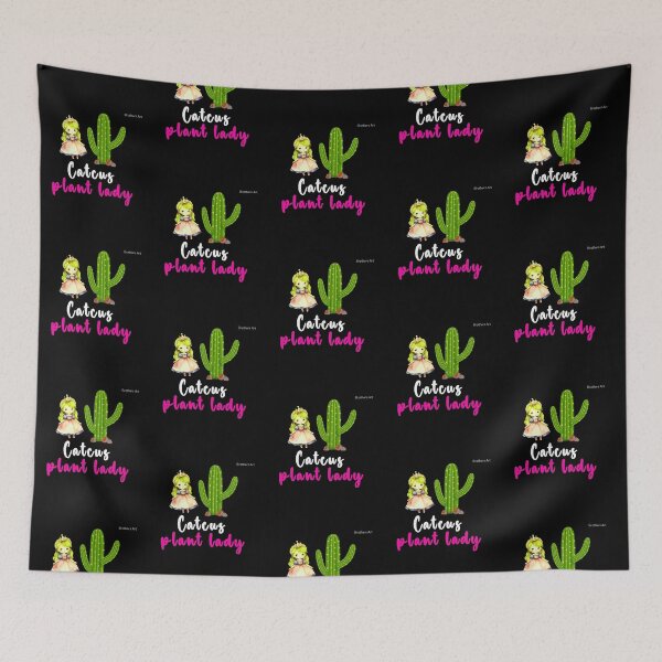 Item preview, Catcus Plant Lady  designed and sold by BobaAndBearSvg.