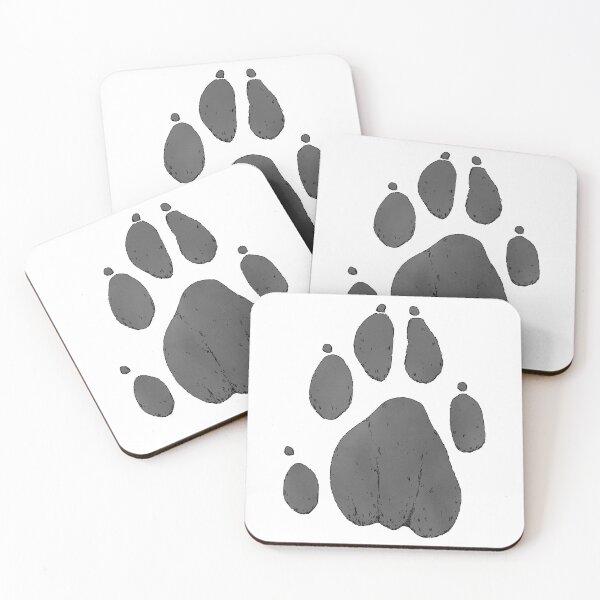Item preview, Thylacine pawprint designed and sold by maeras.