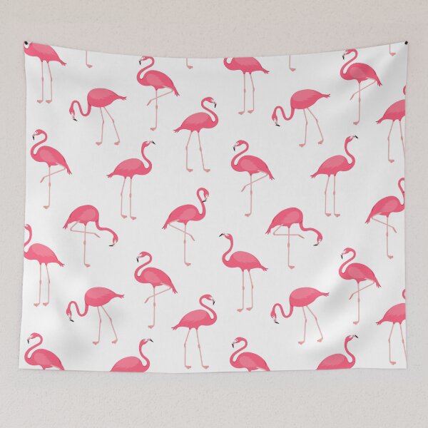 Item preview, Pink Flamingo Pattern designed and sold by KatsCanvas.