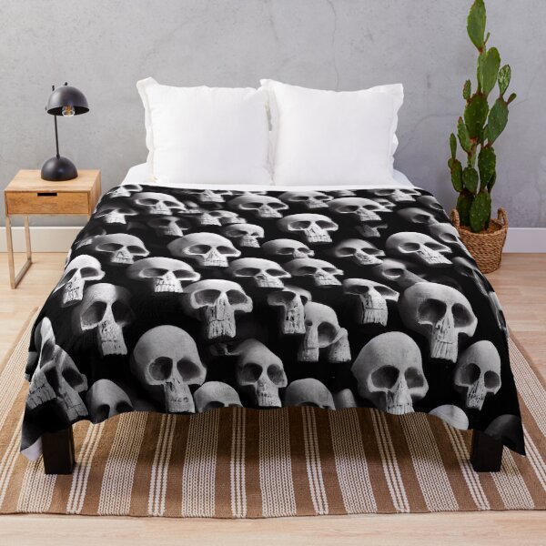 Item preview, Wall of Skulls designed and sold by Psy-Dye-AI.