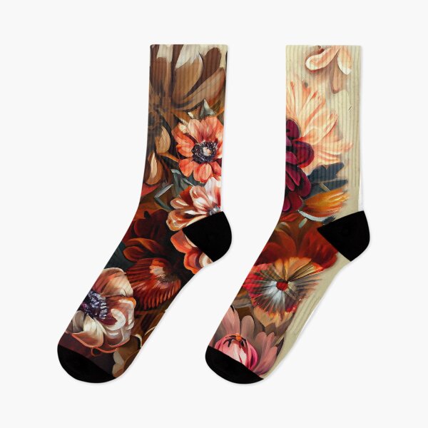 Item preview, Floral Pattern : Digital : Oil Painting Style designed and sold by MTJ-Mushrooms.