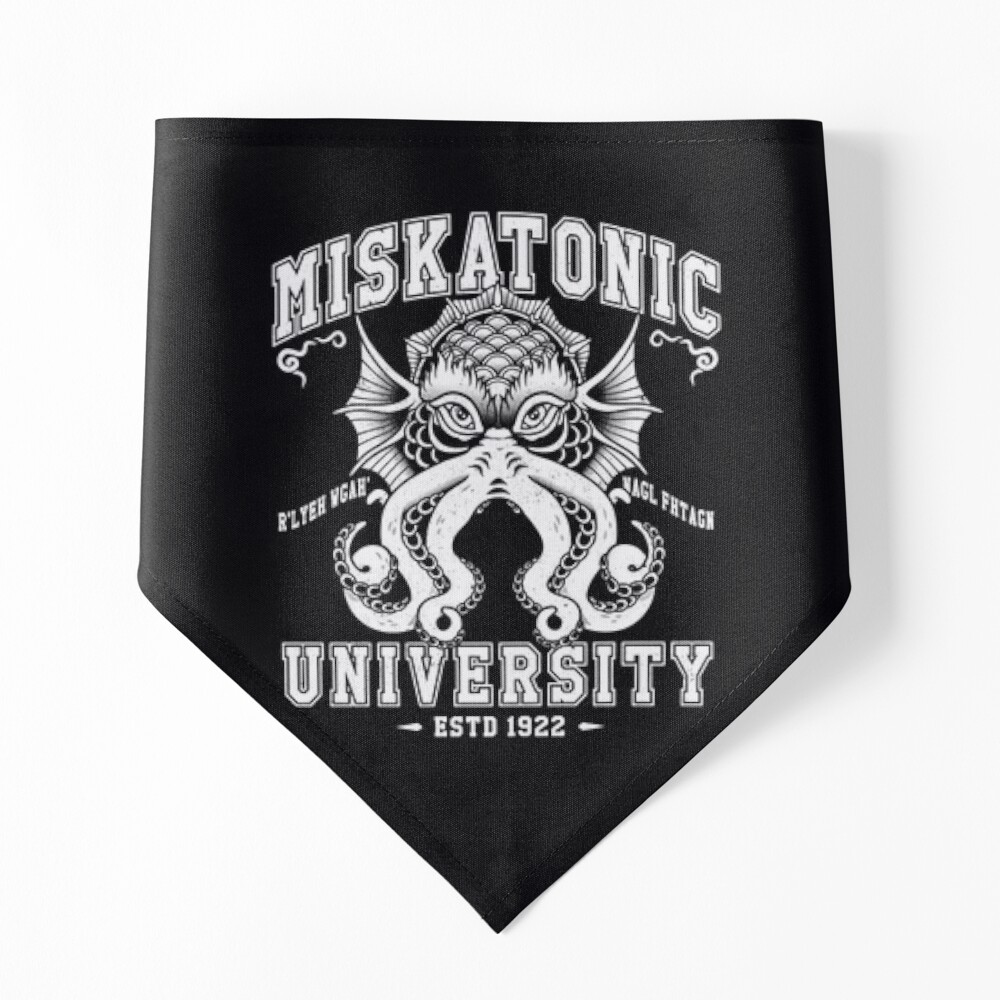 Miskatonic Sigil Call Of Cthulhu Bandana Neck Gaiter Miskatonic