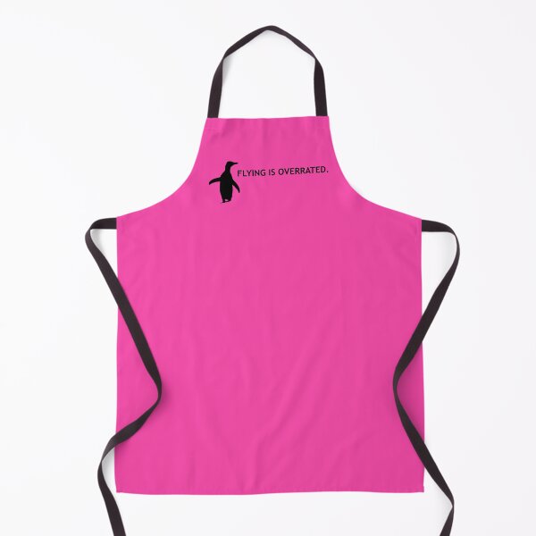 Artikelvorschau, Flying is Overrated Hoiho Penguin (Fuchsia #FC46AA background) entworfen und verkauft von SBPenguins.