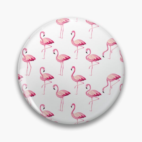 Item preview, Painted Pink Flamingo Pattern designed and sold by KatsCanvas.