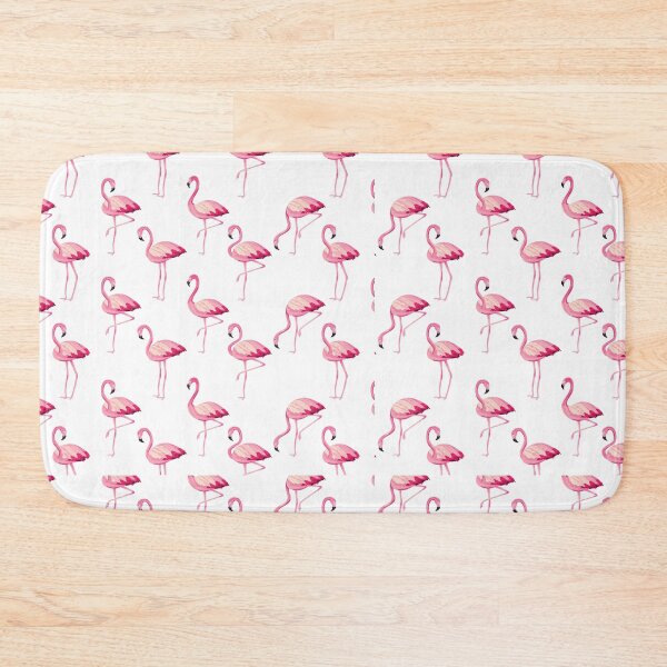 Item preview, Painted Pink Flamingo Pattern designed and sold by KatsCanvas.