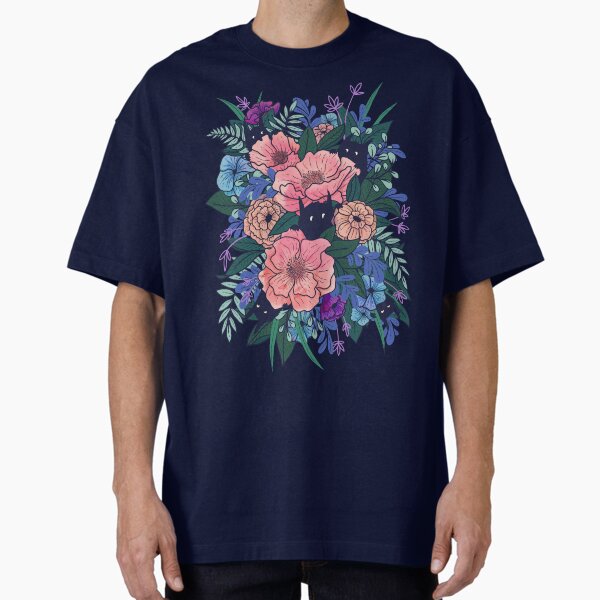 Item preview, Fleurs sauvages (sur bleu) designed and sold by littleclyde.