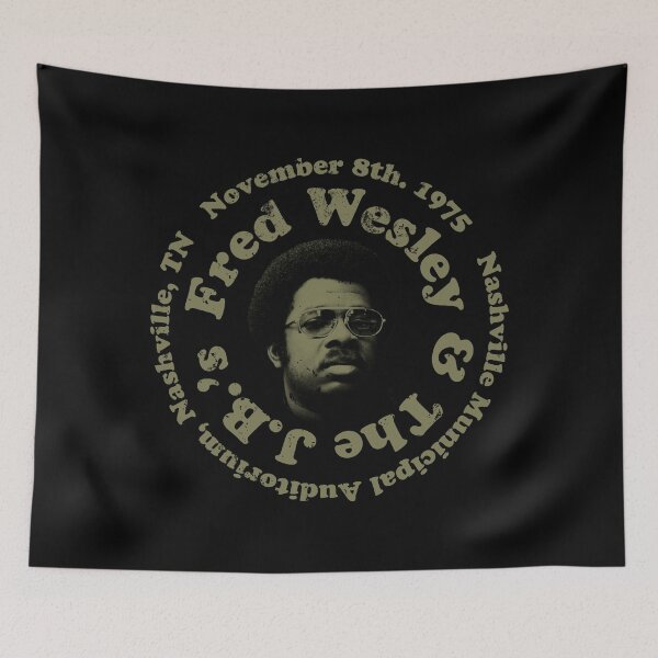 Item preview, Fred Wesley and the J.B.'s live in 1975 designed and sold by Lick-Design.