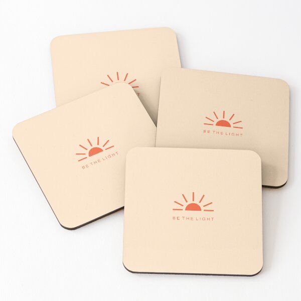 Item preview, Be the light, Positive christian vibes, Rasing orange simple sun on the horizon designed and sold by bigmoments.