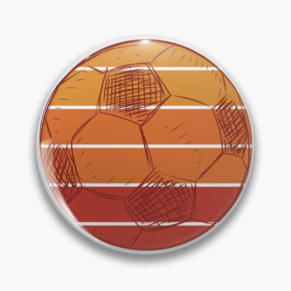 Item preview, Soccer Ball Retro Sunset Splatter designed and sold by Print-A-Joke.
