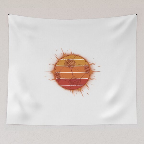 Item preview, Soccer Ball Retro Sunset Splatter designed and sold by Print-A-Joke.