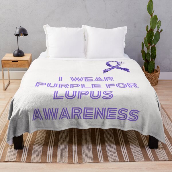 Item preview, I Wear Purple For Lupus Awareness designed and sold by Simo0455.