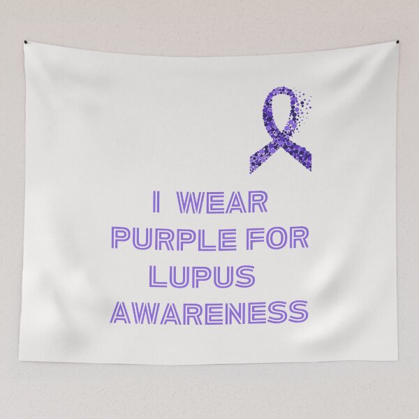 Artikelvorschau, I Wear Purple For Lupus Awareness entworfen und verkauft von Simo0455.
