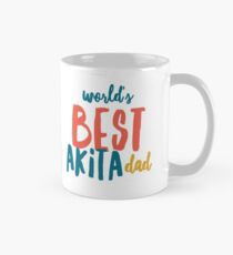 World's best Akita dad Mug
