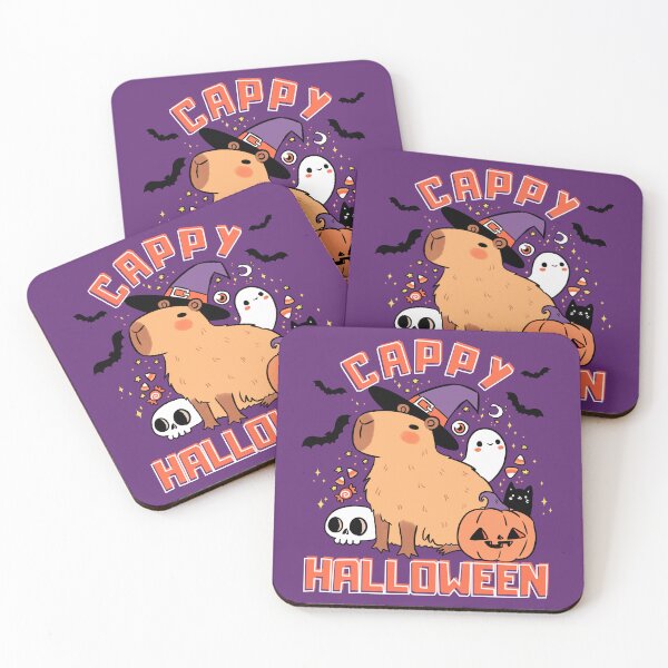 Item preview, Capybara Halloween happy halloween  designed and sold by Yarafantasyart.
