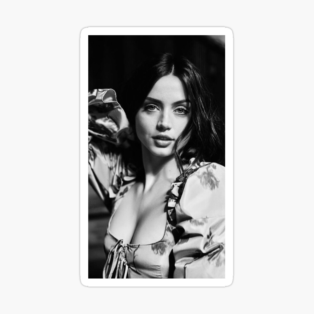 Ana de armas High Quality Design Poster by IssamAl