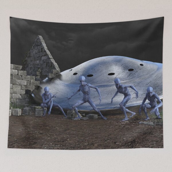 Item preview,  Crashed Alien Invasion designed and sold by merlin722.
