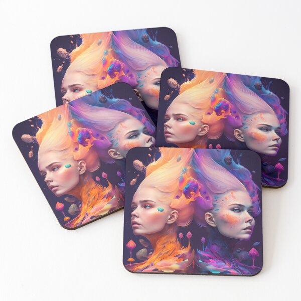 Item preview, Chroma Queens: Women's Futuristic Color Mastery designed and sold by ThreadGallery.