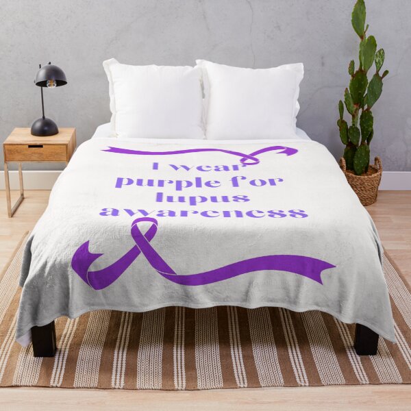 Item preview, I Wear Purple For Lupus Awareness designed and sold by Simo0455.