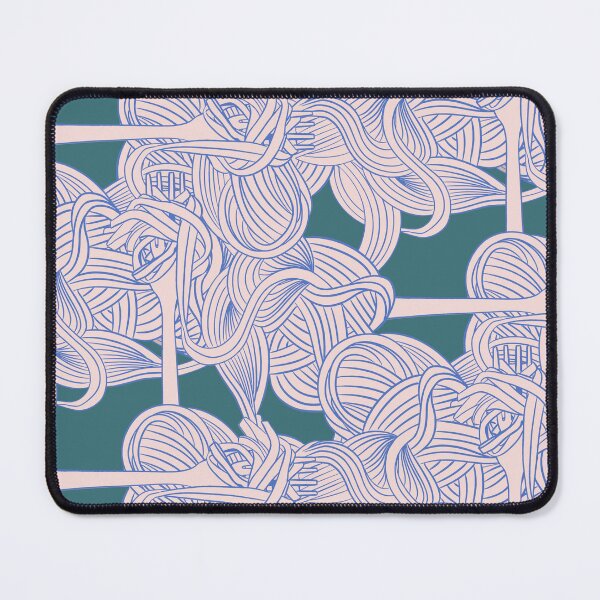 Item preview, Pink and blue pasta - green background designed and sold by LucyFaulke.