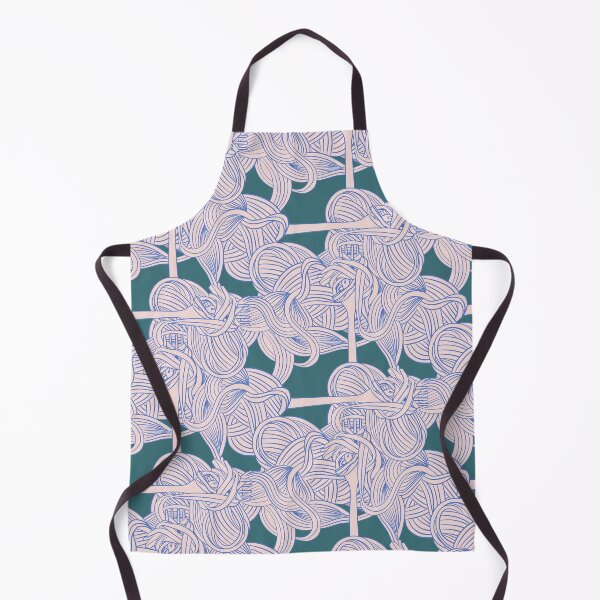 Item preview, Pink and blue pasta - green background designed and sold by LucyFaulke.