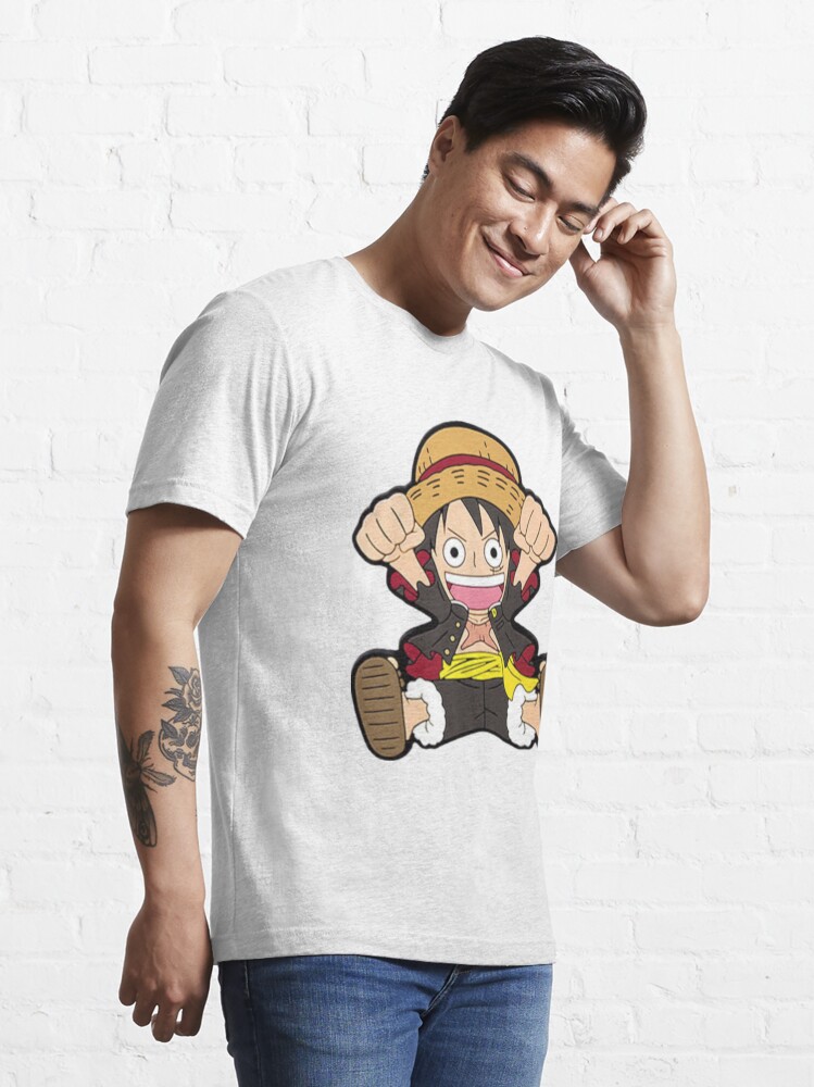 ONE PIECE - Tshirt Luffy 1000 Logs man SS black - new fit