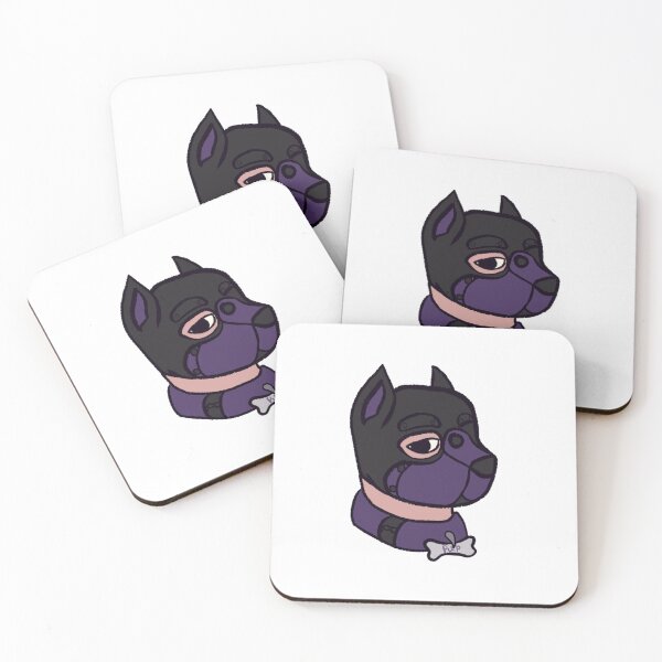 Item preview, Purple pup hood pup play mask designed and sold by InhabitedArtist.