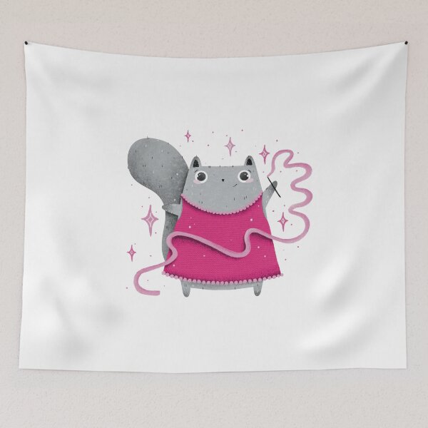 Item preview, Cat ballerina designed and sold by Martyna Kamieńska.