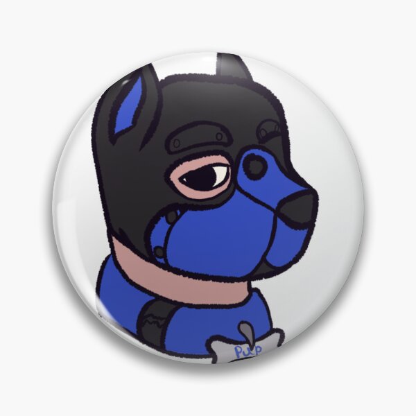Item preview,  Blue pup hood pup play mask designed and sold by InhabitedArtist.