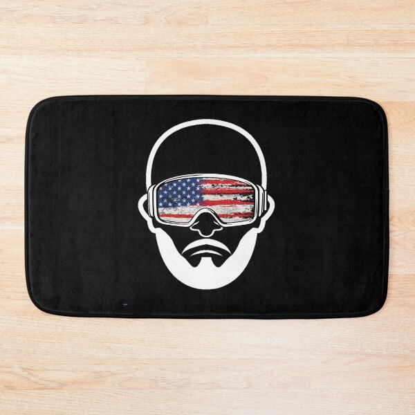 Item preview, Cool skiing helmet USA Men designed and sold by AgnesMBrae.