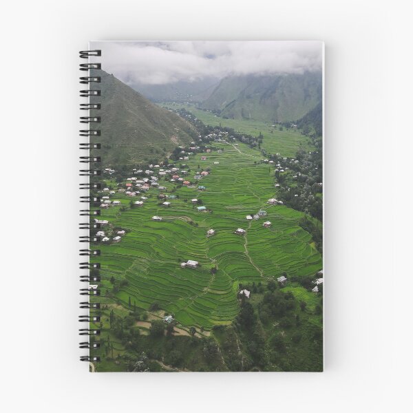 Item preview, Rice Fields of Leepa Valley Mountains designed and sold by GoghGetta.