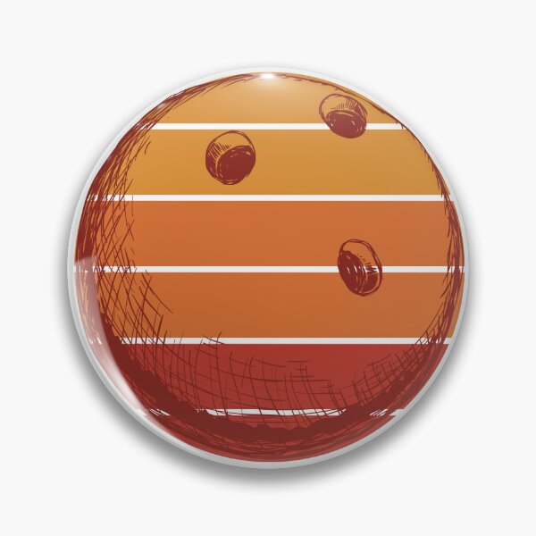 Item preview, Bowling Ball Retro Sunset Splatter designed and sold by Print-A-Joke.