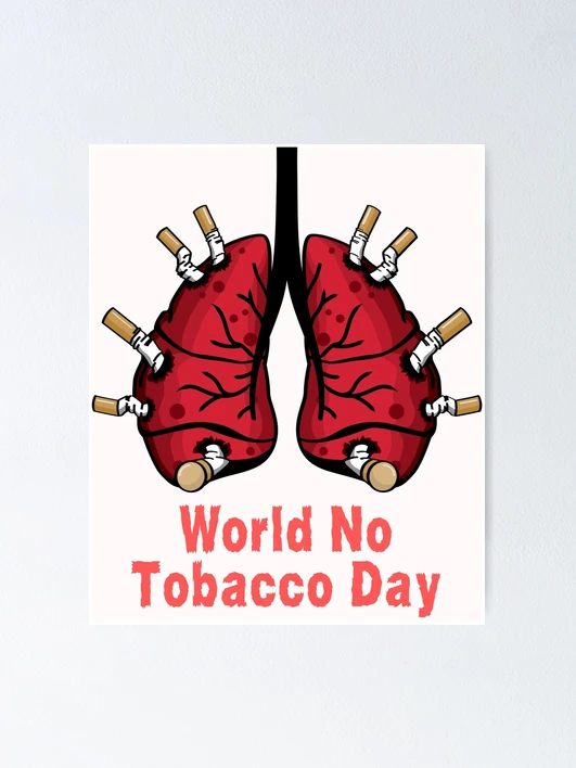 anna tobacco World No Day 2019 Hand drawn no tobacco day