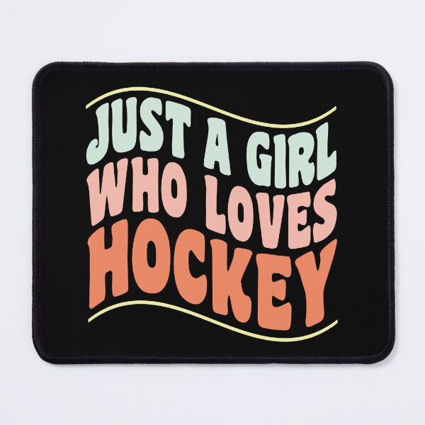 Item preview, Just a Girl Who Loves Hockey designed and sold by GaryDobson.