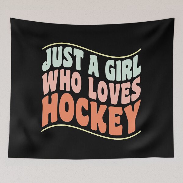 Item preview, Just a Girl Who Loves Hockey designed and sold by GaryDobson.
